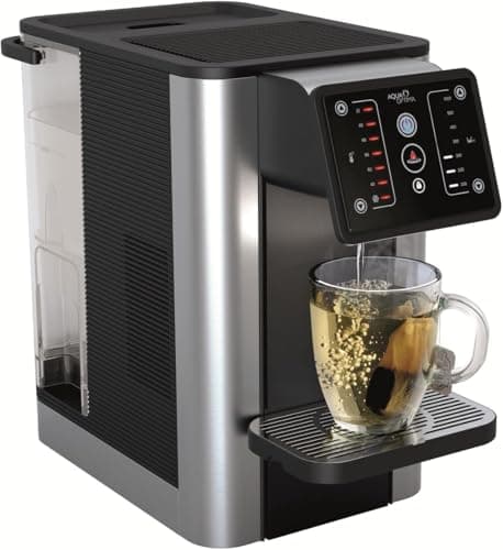 Image of Aqua Optima Aurora Instant Hot & Cold Filtered Water Dispenser with 12 Evolve+ Filters - Reduces Limescale, Microplastics, Chlorine & More - Worktop 3.8L Boiling & Cold Water Machine for Home & Office
