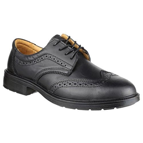 Image of Amblers Safety Mens FS44 Safety Brogue in Black - Size 9 UK - Black