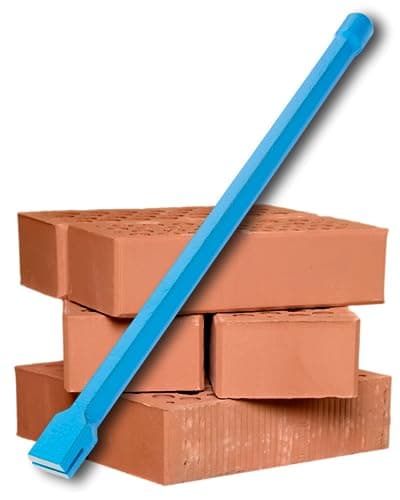 Image of Long Handle 1" Scutch Chisel - by Footprint. Superior Strength Drop Forged High Carbon Steel. Essential Builders Hand Tools for a Builder, Bricklayer or Stone Mason.