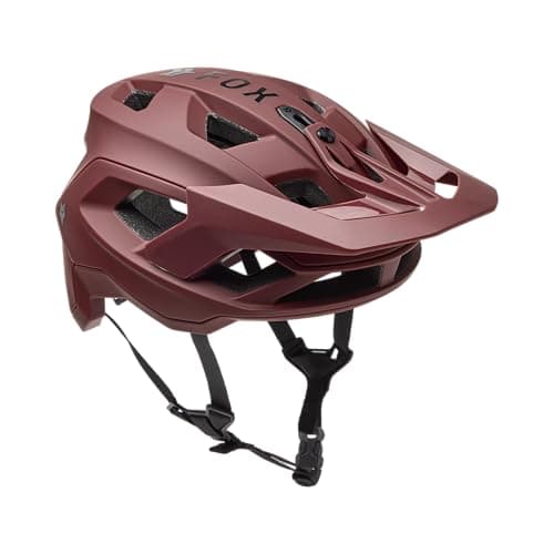 Image of Fox Racing Speedframe Helmet Solid, CE – MTB mountain bike helmet – MIPS protection – bike helmet ventilation – adjustable fit – removable visor – removable liner – Rust, Size: M