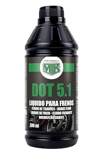 Image of MOTORKIT DOT 5.1 Brake Fluid 500ml Superior Performance Under Extreme Conditions Conforms to ISO 4925