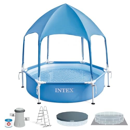 Image of Intex 1.83m x 38cm Canopy Metal Frame Pool, Set-up Size: 1.83m x 38cm (28209NP)