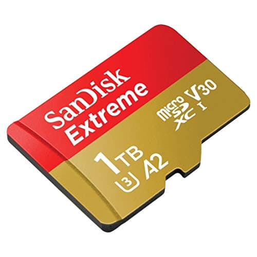 Image of SanDisk Extreme 1 TB microSDXC Memory Card + SD Adapter with A2 App Performance + Rescue Pro Deluxe, Up to 160 MB/s, Class 10, UHS-I, U3, V30