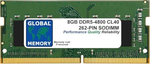 Image of 8GB DDR5 4800MHz PC5-38400 262-PIN SODIMM MEMORY RAM COMPATIBLE WITH LAPTOPS/NOTEBOOKS