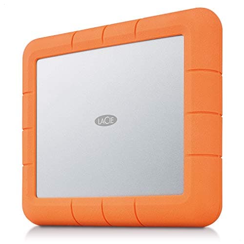 Image of LaCie Rugged RAID Shuttle 8TB External Hard Drive Portable HDD - USB-C USB 3.0 compatible, Drop Shock Dust Water Resistant, for Mac and PC Computer Desktop Laptop, 1 Mo Adobe CC (STHT8000800)
