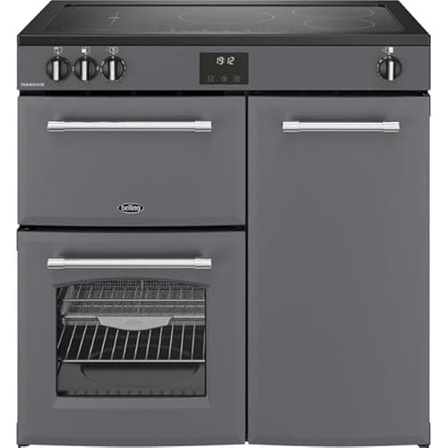 Image of Belling Farmhouse 90Ei 90cm Electric Range Cooker with Induction Hob - Anthracite - A/A Rated