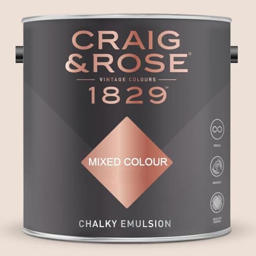 Image of Paint Stop CRAIG & ROSE 1829 CHALKY EMULSION PEARL WHITE 2.5L
