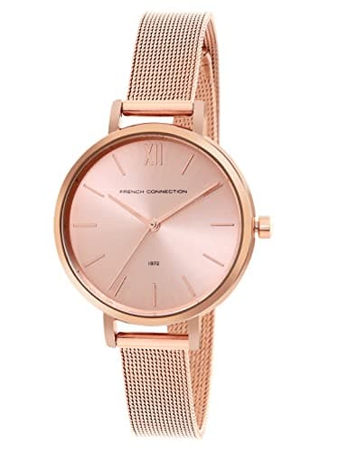 Image of French Connection Analog Watch for Women -FCE22R, Rose Gold