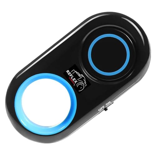 Image of Wireless Bluetooth Camera Shutter Remote for Smartphones - REFLEX CAMERA AB Shutter 6, Compatible with iOS & Android, 30ft Range, Long Battery Life, Perfect for Selfies & Group Photos (BLUE)