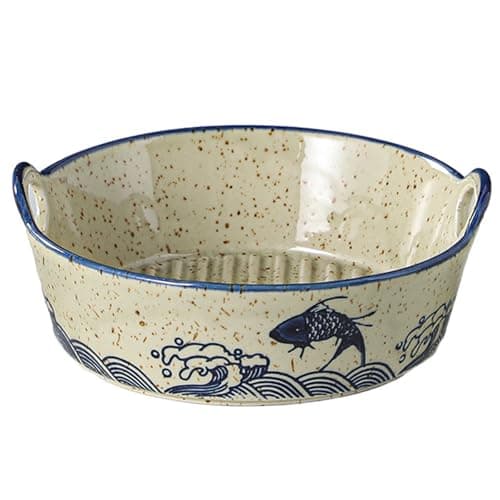 Image of Small Casserole Dish, Ceramic Baking Dish with Ceramic Handles, Small Oven for Lasagna, Tiramisu, Baking Mould
