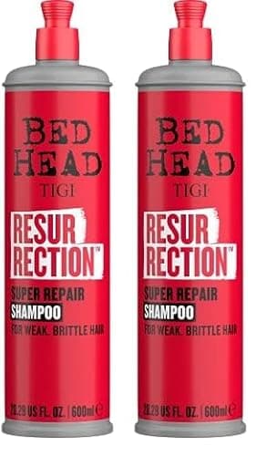 Image of Bed Head by TIGI - Resurrection Repair Shampoo - Ideal for Dry Damaged Hair - 600ml (Pack of 2)
