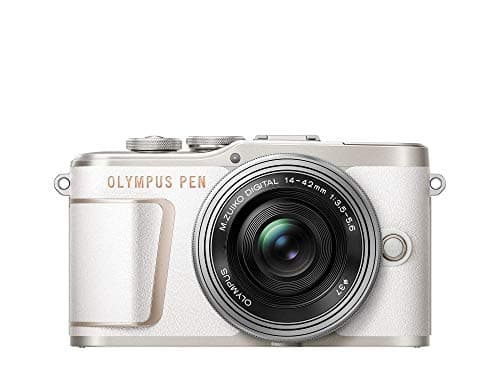 Image of Olympus PEN E-PL10 Micro Four Thirds System Camera, 16 Megapixel, Image Stabilization in the Body, Swivelling Monitor, 4K Video, Wi-Fi, 16 Art Filter, Touch AF Trigger , White