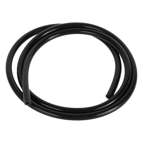 Image of Partuto 1pc 130PSI Max Pressure Universal Silicone Vacuum Tubing Hose Car Automotive Vacuum Line High Temperature Silicone Black 3.3FT 1/8" 3mm ID 2mm ID 2mm Thickness