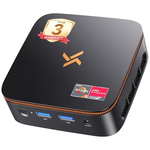 Image of Huidun [3-Year Warranty H50 Mini PC Win 11 Pro, AMD Ryzen 3300U, 16GB DDR4 512GB M.2 SSD Computer, Dual 4K Display (HDMI/DP), WiFi 5, BT 4.2, Mini Desktop PC for Home Office Business