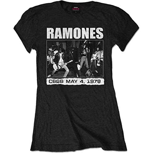 Image of Ramones Women's CBGB 1978 T-Shirt XX-Large Black