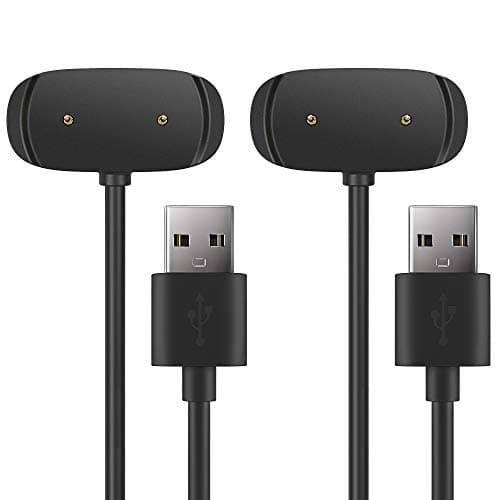 Image of TUSITA Charger Compatible with Amazfit GTR 2, GTR 2e, GTR Mini, GTS 2, GTS 2e, GTS2/GTS4 Mini, Active/Active EDGE, Bip 5, Bip 3 Pro, Bip U Pro, T-REX Pro(Not for T-REX), Pop Pro, Zepp E Z (1M,2-PACK)