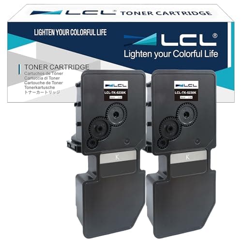 Image of LCL TK-5230 TK5230 Black Toner Cartridge Replacement for Kyocera TK-5230 TK-5230K TK5230K Replacement for Kyocera Ecosys P5021 P5021cdn P5021cdw M5521 M5521cdn M5521cdw (2 Pack)