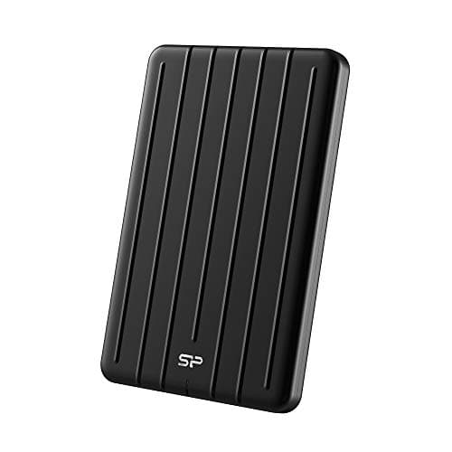 Image of SP Silicon Power 256GB Rugged Portable External SSD Bolt B75 Pro USB 3.1 Gen 2 with USB-C to USB-C/USB-A Cables, Black,SU256GBPSD75PSCKEU