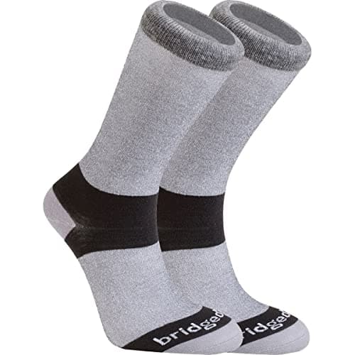 Image of Bridgedale CoolMax Liner Sock - 2 Pack - Men's - Grey - Medium