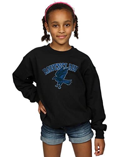 Image of Harry Potter Girls Ravenclaw Sport Emblem Sweatshirt 12-13 years Black