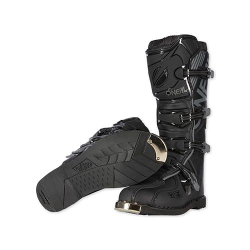 Image of O'NEAL Motocross Boots TRIBUTE Boot I MX Enduro I Stable Motorcycle Boots Men & Women with Sole Protection I Motorcycle Boots ergonomic I Black I Size 41/8