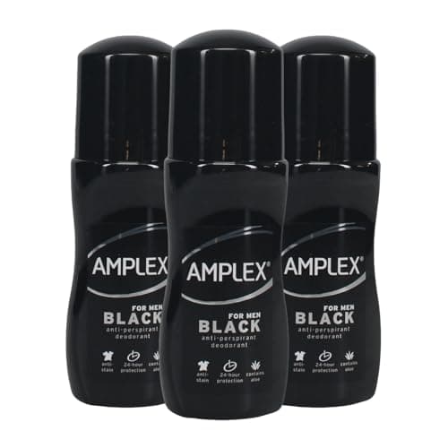 Image of Amplex Roll-On Deodorant (50ml) 3 Pack