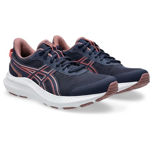 Image of ASICS Womens Jolt 5 Sneaker, Midnight Dark Pink Clay, 2.5 UK