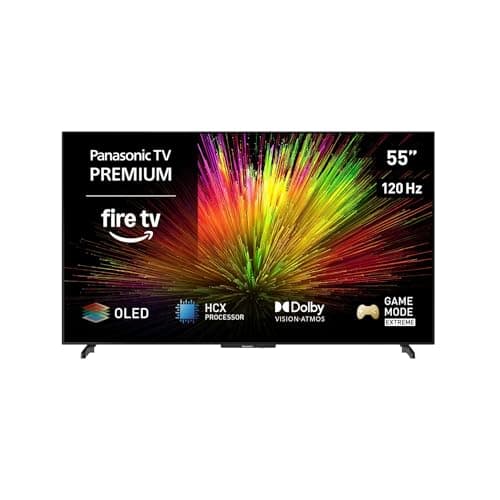 Image of Panasonic Premium TV-55Z80BEZ, Z80B Series, 55-Inch, 4K Ultra HD OLED Smart TV, 2025, Fire TV, Dolby Vision and Atmos, Game Extreme Mode, Alexa and Apple Support, Bluetooth, Black