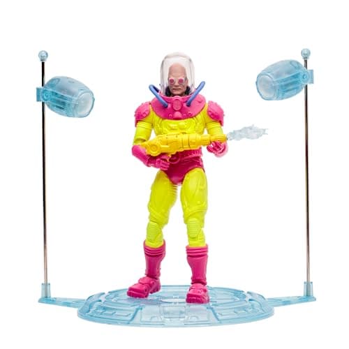 Image of McFarlane Toys DC Multiverse Mr. Freeze Black Light Edition Gold Label 7 Inches Action Figure - Transform Your Collection with a Glowing Super-Villain
