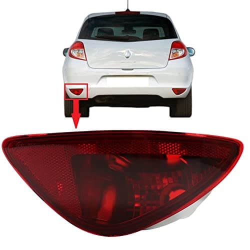 Image of BIAREN Rear Left Fog Light Lamp Reflector For Renault Clio Mk3 Hatchback (2009-2012) 8200776055