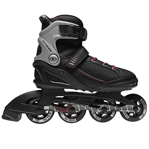 Image of No Fear Fabric Mens Fitness Skates Black/Grey 8