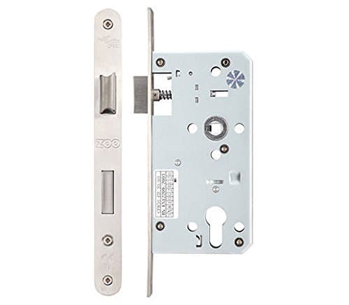 Image of Euro DIN Case Sash Lock - 55mm - Radius Profile
