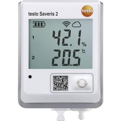 Image of testo Saveris 2-H2 Wifi Data Logger with Display and Connectable Temperature and Humidity Probe