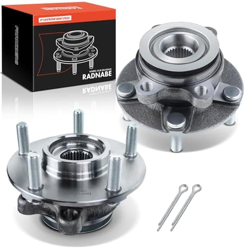 Image of Frankberg 2x Wheel Bearing Hub Front Axle Compatible with Juke F15 1.5L-1.6L SUV 2010-2021 X-Trail T31 2.0L 2.5L SUV 2007-2013 KolE.O.S I HY 2.0L 2.5L SUV 2008-2021 Replace# 402022560R