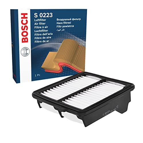 Image of Bosch S0223 Car Air Filter - Separates Particles from the Air Intake - Moisture-resistant plus High Tensile Strength