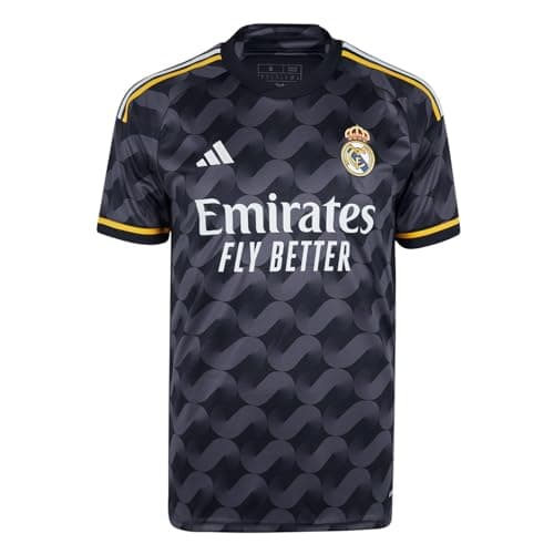 Image of adidas Mens Real Madrid Away Shirt 2023 2024 Adults Legend Ink 3XL