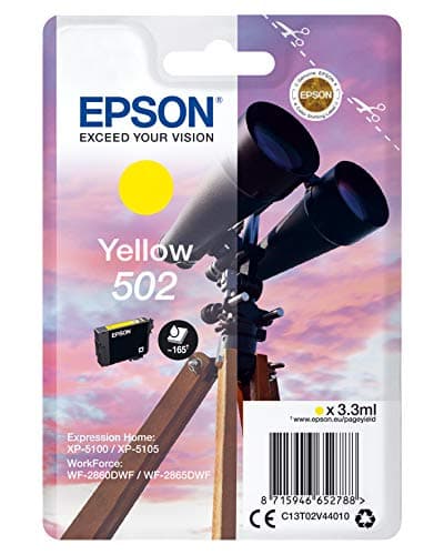 Image of Epson Singlepack Yellow 502 Ink Ink Cartridge