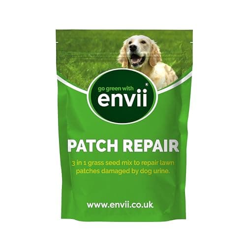 Image of Envii Patch Repair – Fast Growing Grass Seed Mix Repairs Damaged Lawn Patches by Dogs Urine, Pet Friendly, Tailored to UK Climate, Ideal for Overseeding & New Lawns, Treats up to 50 Patches