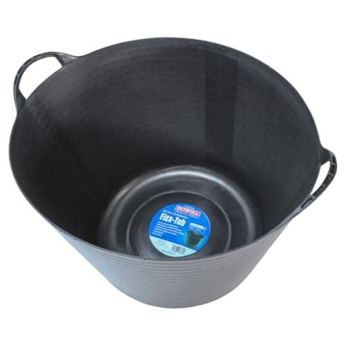 Image of Faithfull FAIFLEX42B Black Polyethylene Flex Tub 42 Litre (9 gl) Capacity