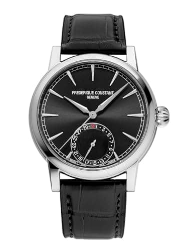 Image of Frederique Constant Men's Analogue Swiss Automatic Watch with Leder Strap FC-706B3H6