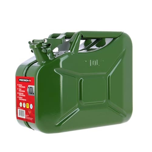 Image of XL TECH 506023 Jerry Can US Metallic Hydrocarbons: Petrol, Diesel, Oil, 10L