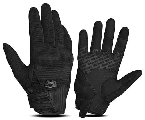 Image of BEAST RAGE Summer Motorcycle Gloves–Breathable Touchscreen Riding Gloves for Men Women, Lightweight Off-Road Racing Gloves with Finger Guards,Non-Slip Grip (Black, S)