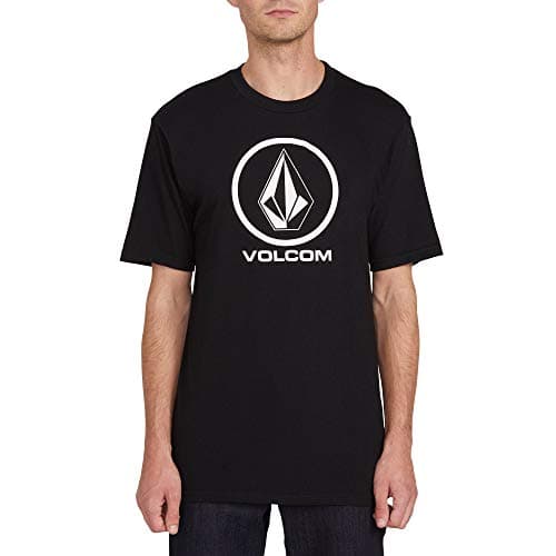 Image of Volcom Men's Crisp Stone Short Sleeve Tee T-Shirt, Black, XL