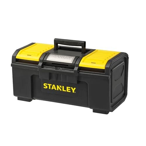 Image of STANLEY DIY Toolbox, 1 Touch Latch, 2 Lid Organisers for Small Parts, 19 Inch, 1-79-217