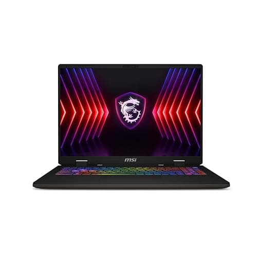 Image of MSI Sword 16HX 16 Inch 16:10 QHD+ 240Hz Gaming Laptop - (Intel Core i7-14700HX, NVIDIA GeForce RTX 4060, 16GB RAM, 1TB SSD, Windows 11 Home) - Cosmos Grey