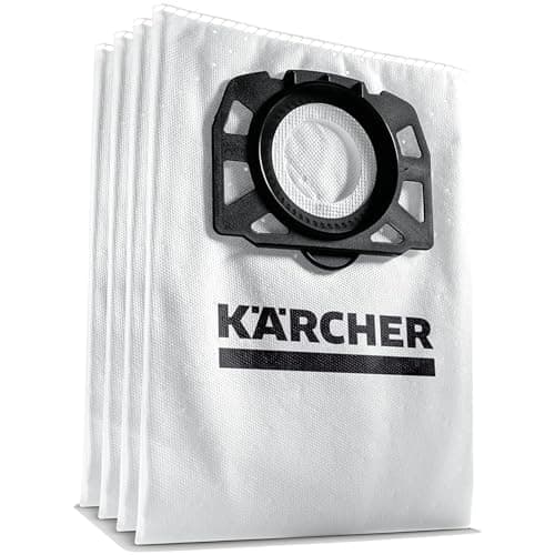 Image of Kärcher 28630060 Bag in Fleece Filter for Vacuum Cleaners WD 4/5/6, (Set of 4 Pieces)