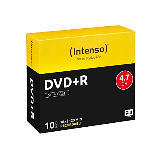 Image of Intenso DVD+R 4.7 GB 16x - blank DVDs (4.7 GB, DVD+R, 120 mm, Slimcase)