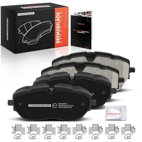 Image of Frankberg Brake Pad Set incl. 4x Pads Front Compatible with 3008 SUV M4 MC MJ MR 308 SW II L4 LC LJ LR LX 308 II L3 LB Replace# 1612373080,1647859680