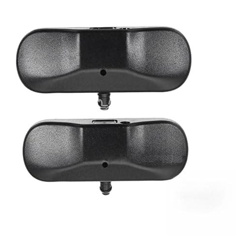 Image of 2PCS Heated Windshield Washer Nozzles 2KD955985, 5M0955985C, Car Water Spray Nozzle, Compatible for Mk2, Mk3, A3 A4 A5 A6 A7 A8 Q3, Front Left & Right Heated Spray Jet Nozzle