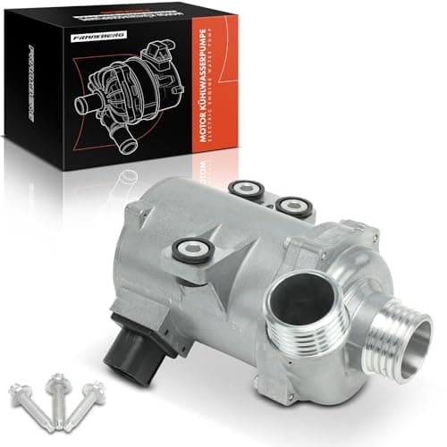 Image of Frankberg Electric Water Pump Electrical Compatible with 1er F20 F21 3er F30 F80 5er F10 5er Gran Turismo F07 X1 E84 X3 F25 X4 F26 X5 F15 F85 Replace# 11518635089